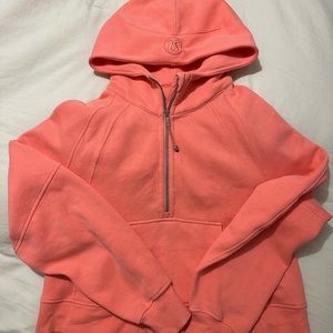 Lululemon Oversized Quarter Zip - Raspberry Cream